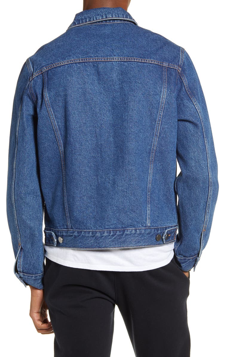 BP. x Alex Costa Denim Trucker Jacket, Alternate, color, 