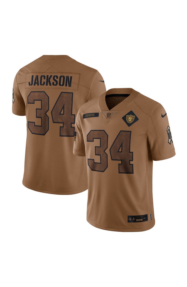 Nike Men's Nike Bo Jackson Brown Las Vegas Raiders 2023 Salute To ...