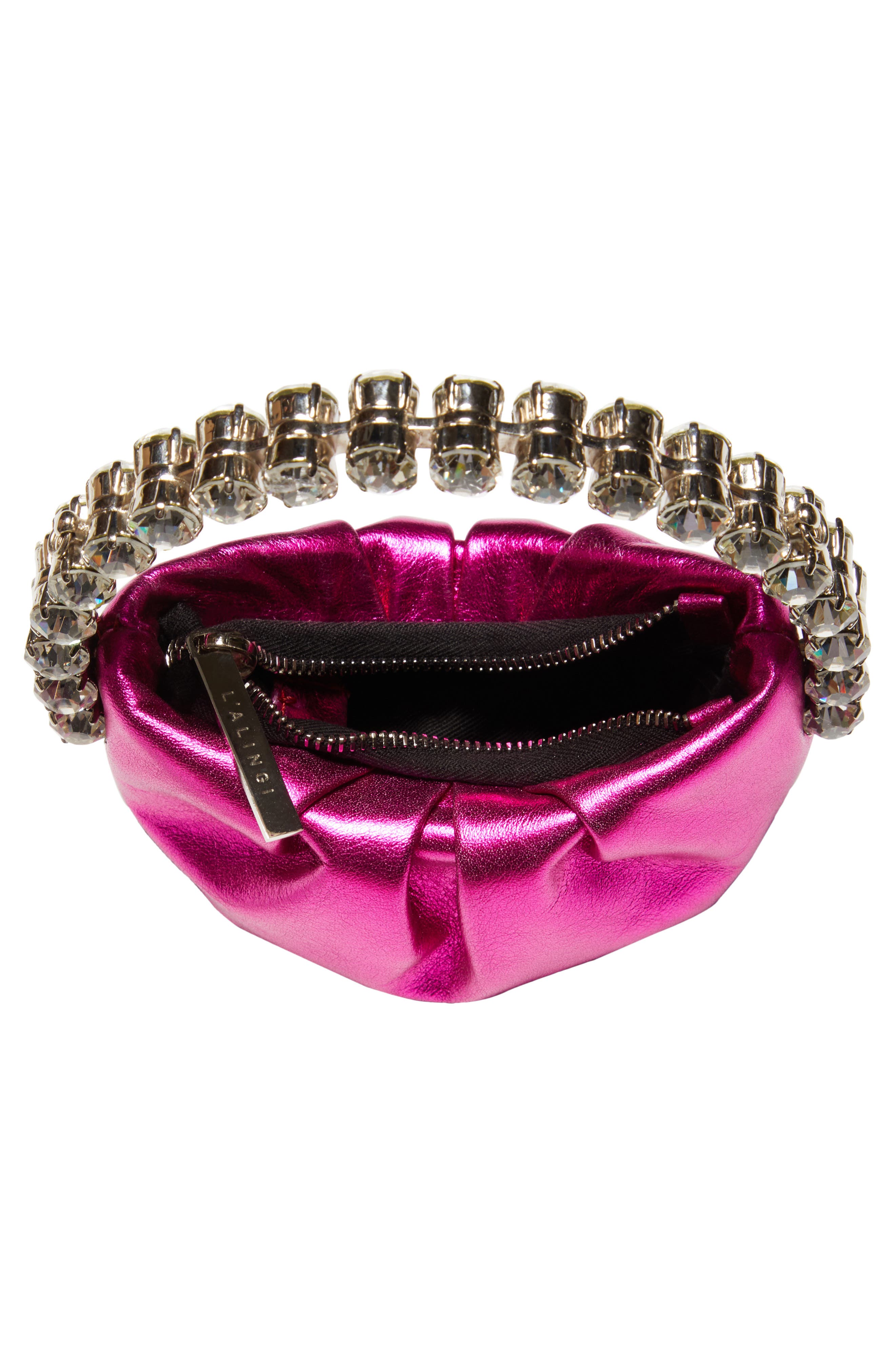 L’alingi L'alingi Micro Eternity Crystal Top Handle Bag, Alternate, color, 