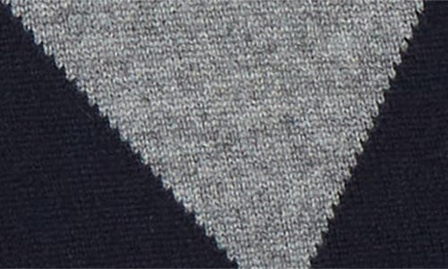 Thom Browne Argyle Intarsia Knit Cashmere Cardigan In Multi