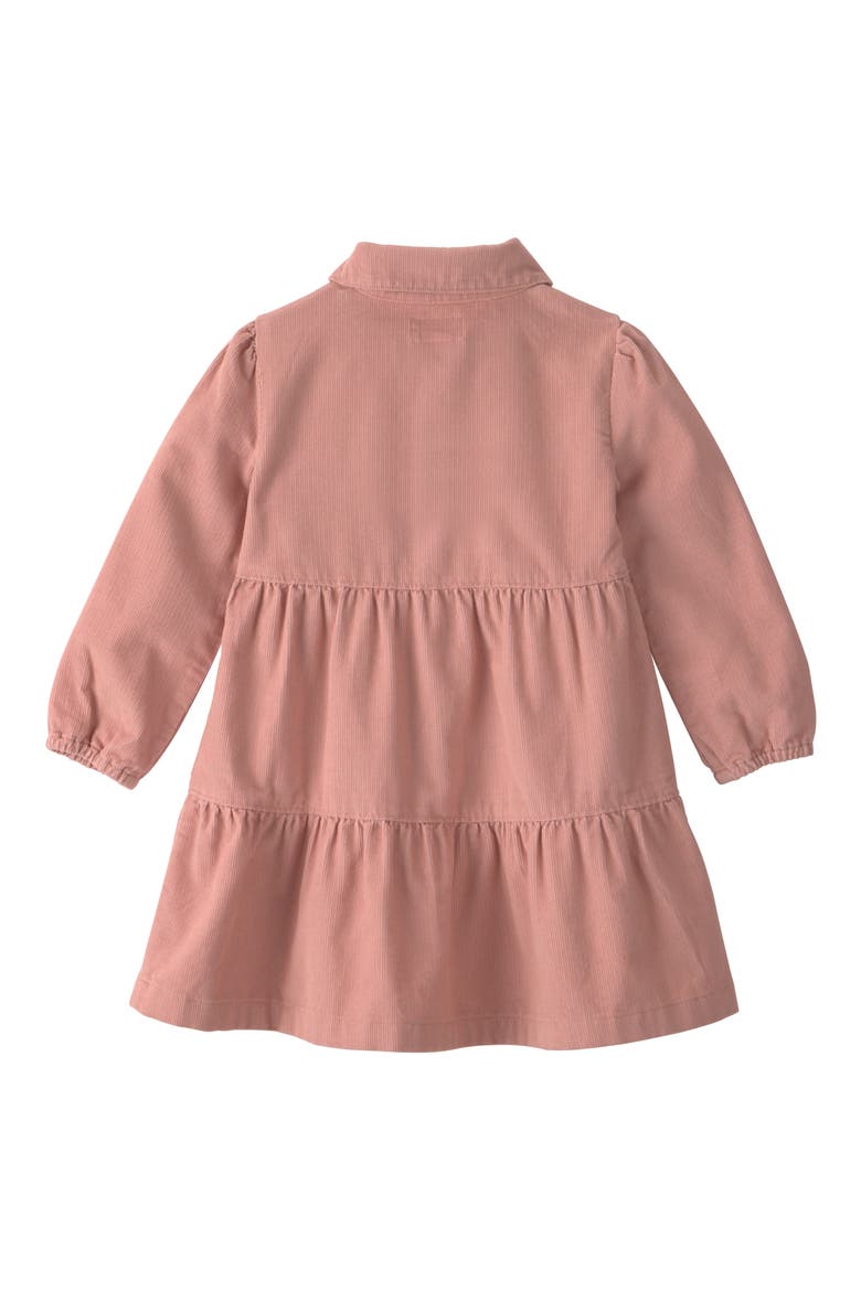Kids' Corduroy Tiered Dress, Alternate, color, PINK