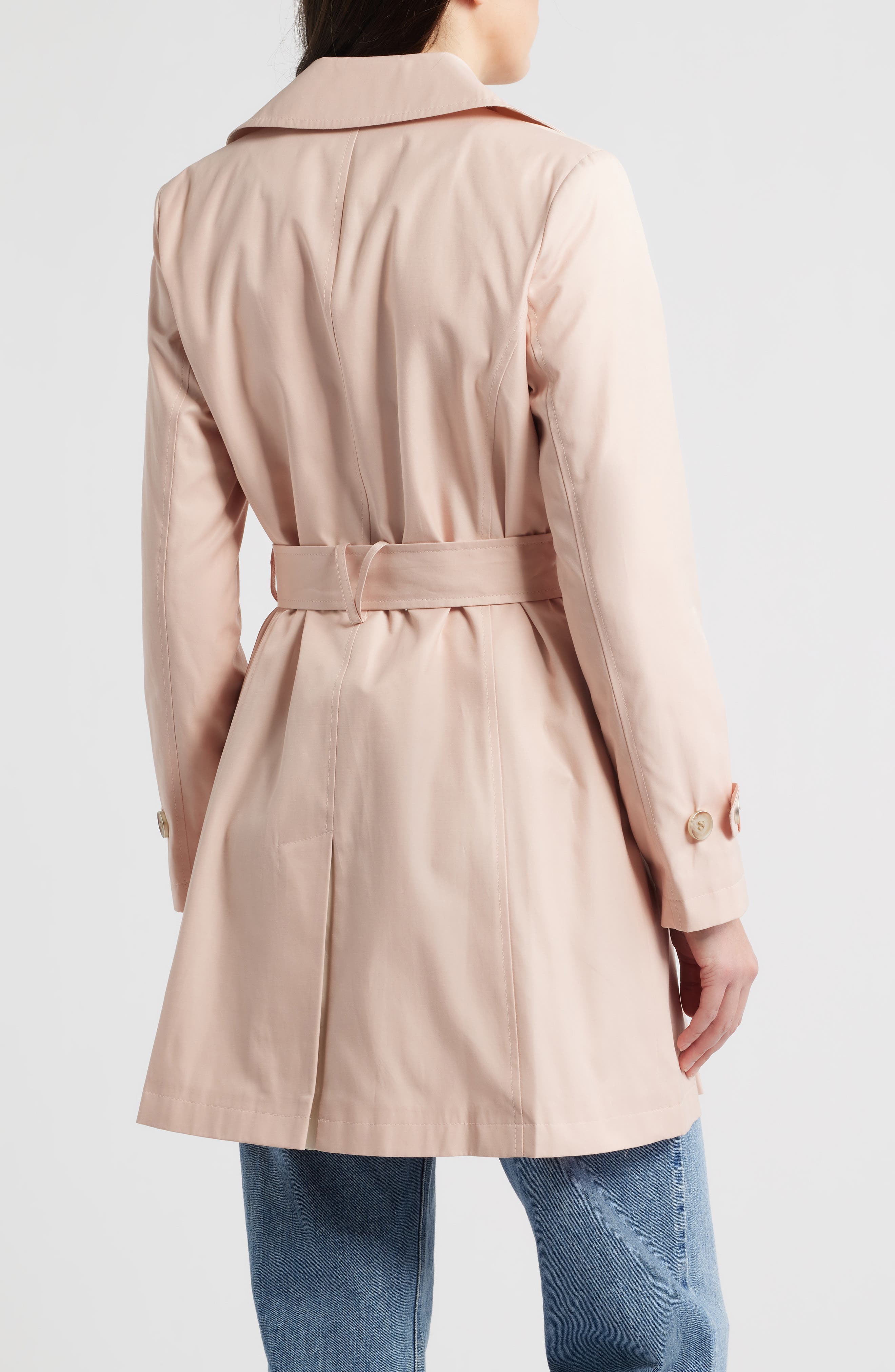 Water Resistant Cotton Blend Trench Coat - image 4