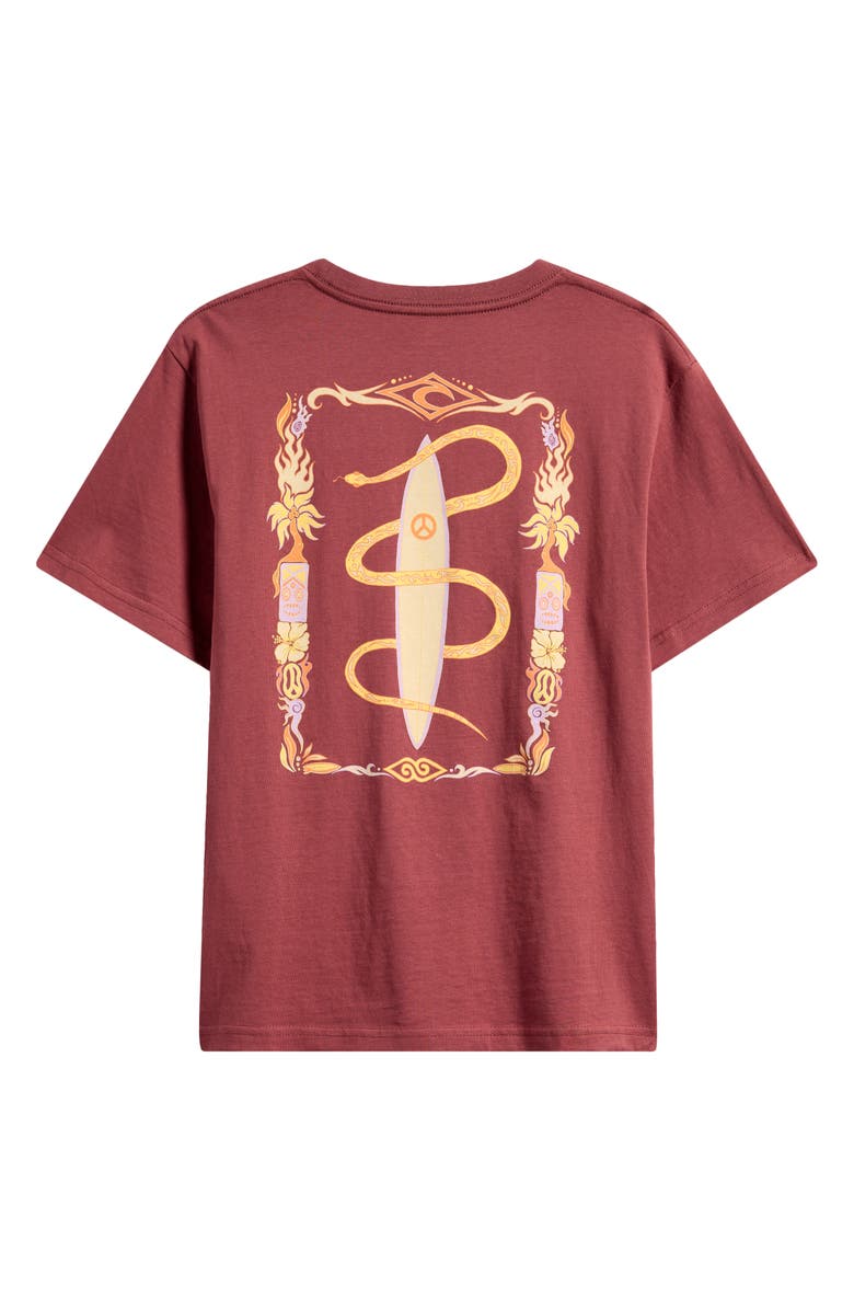 Rip Curl Kids' Sasha Cotton Graphic T-Shirt, Alternate, color, Apple Butter