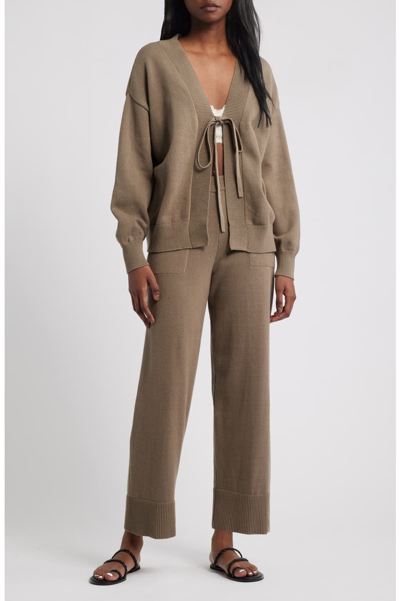 Solar Cardigan & Pants Set, Main, color, CAIMAN