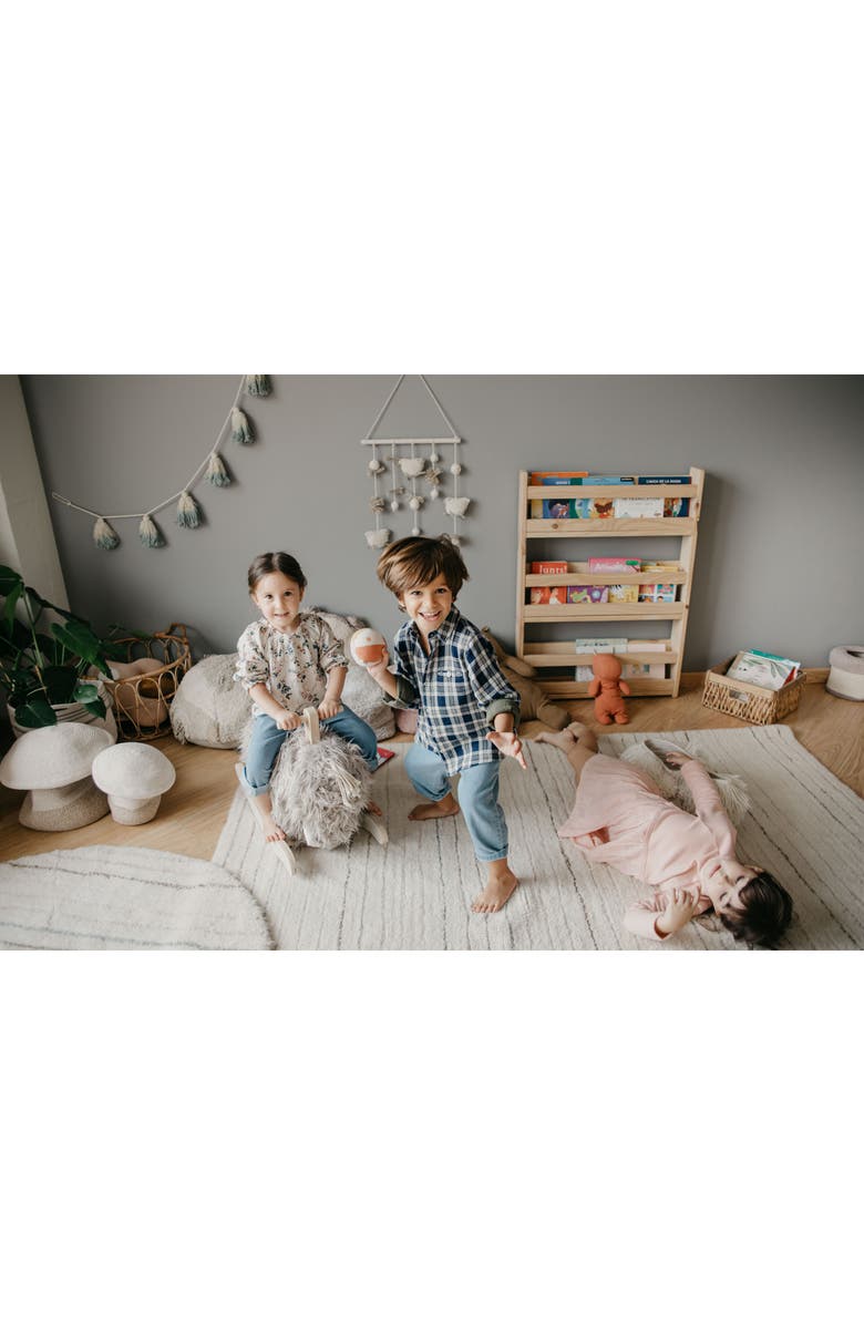 Lorena Canals Woolable Arona Wool Area Rug, Alternate, color, Sheep White Soft Pink