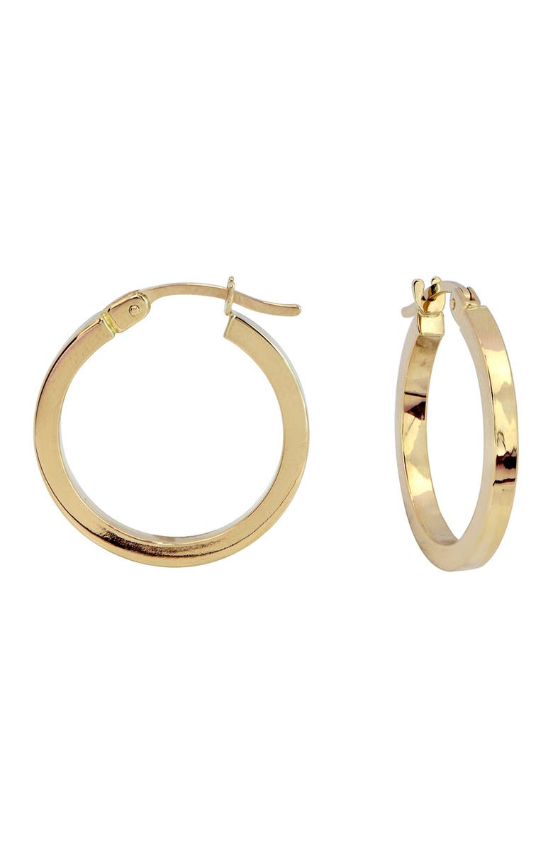 CANDELA JEWELRY 14K Yellow Gold Huggie Hoop Earrings, Main, color, Gold