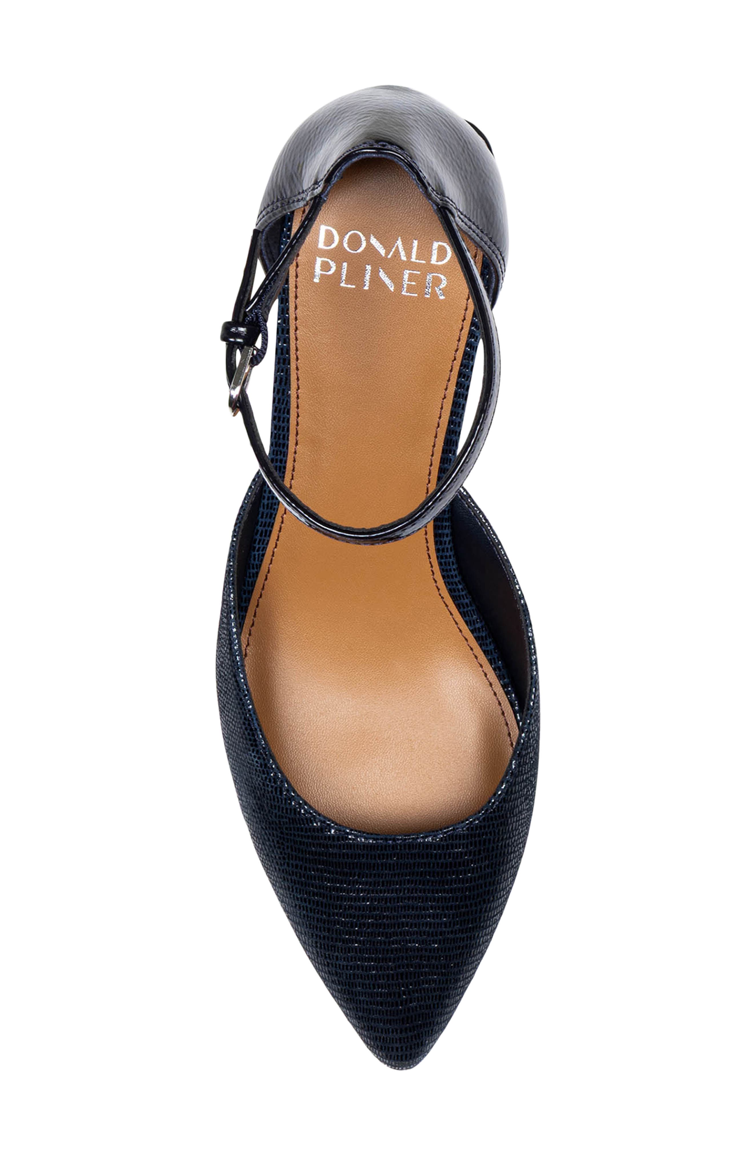 Vanya Pointed Toe Pump, Alternate, color, NAVY