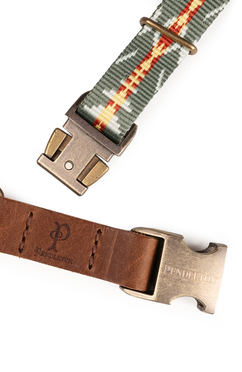 Pendleton Heritage Dog Collar, Alternate, color, Bridge Creek