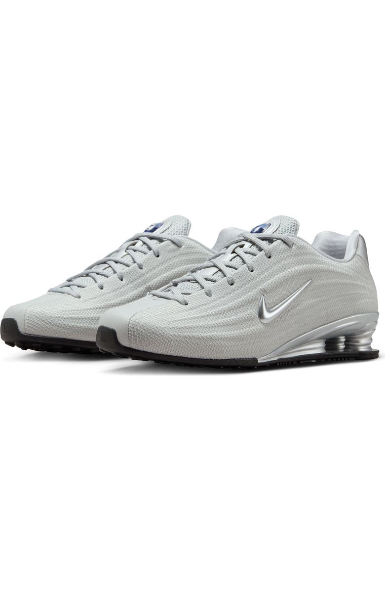 Nike Shox Z Sneaker, Main, color, Silver/ Silver/ Black/ Silver