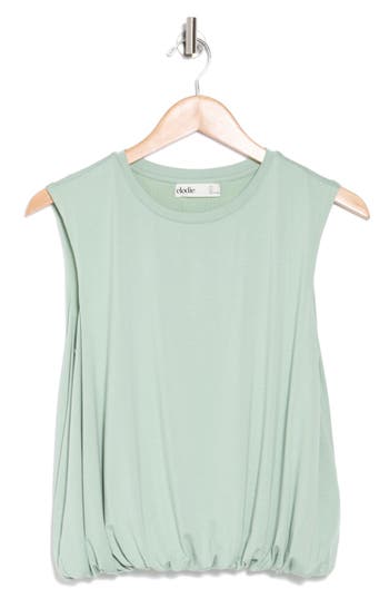 Elodie Sleeveless Bubble Hem Top