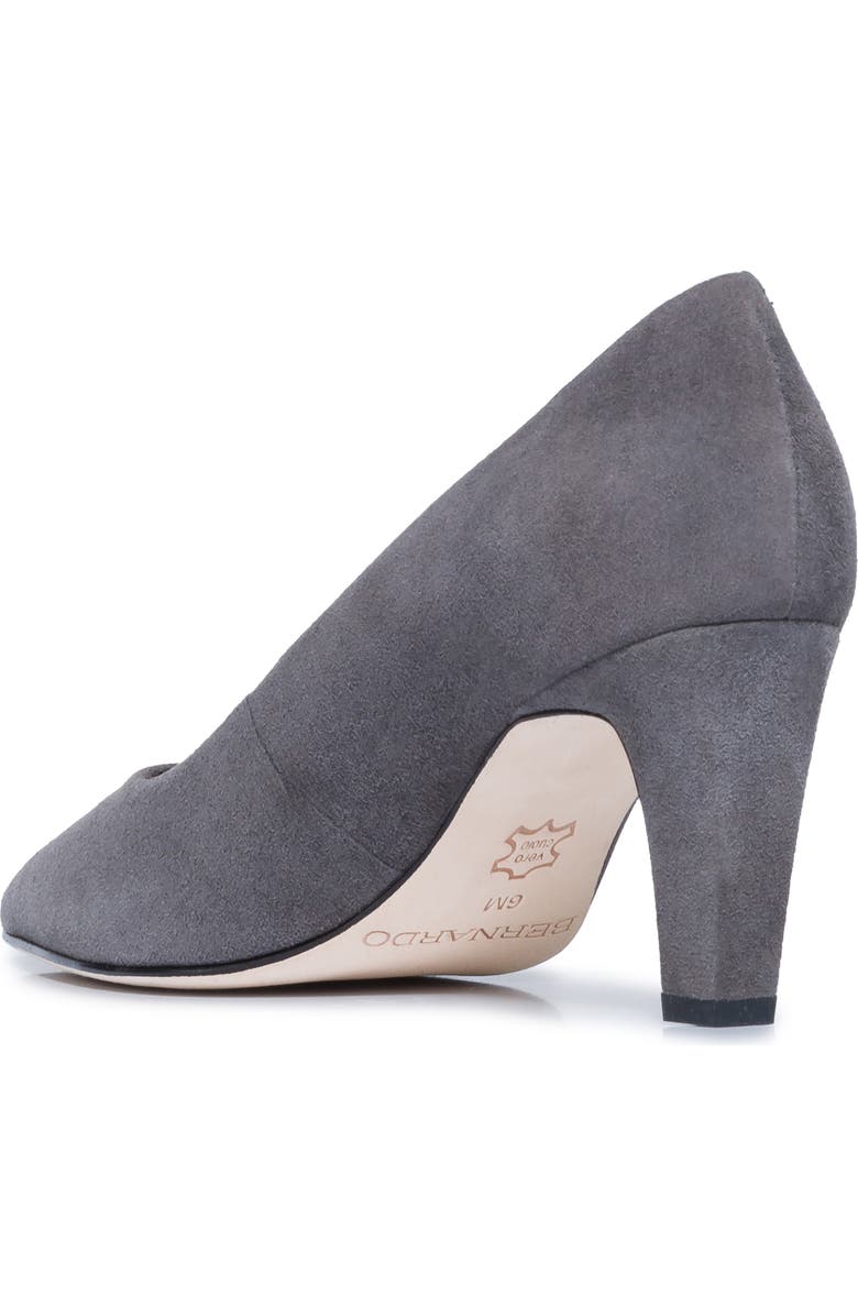 Bernardo Footwear Giselle Pump, Alternate, color, Mink Grey Suede