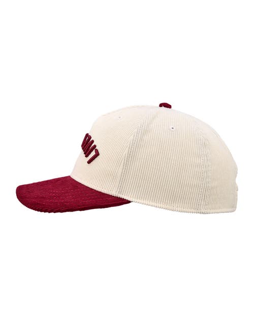 Black Clover Cord Upside Down Luck 4 Hat In Red