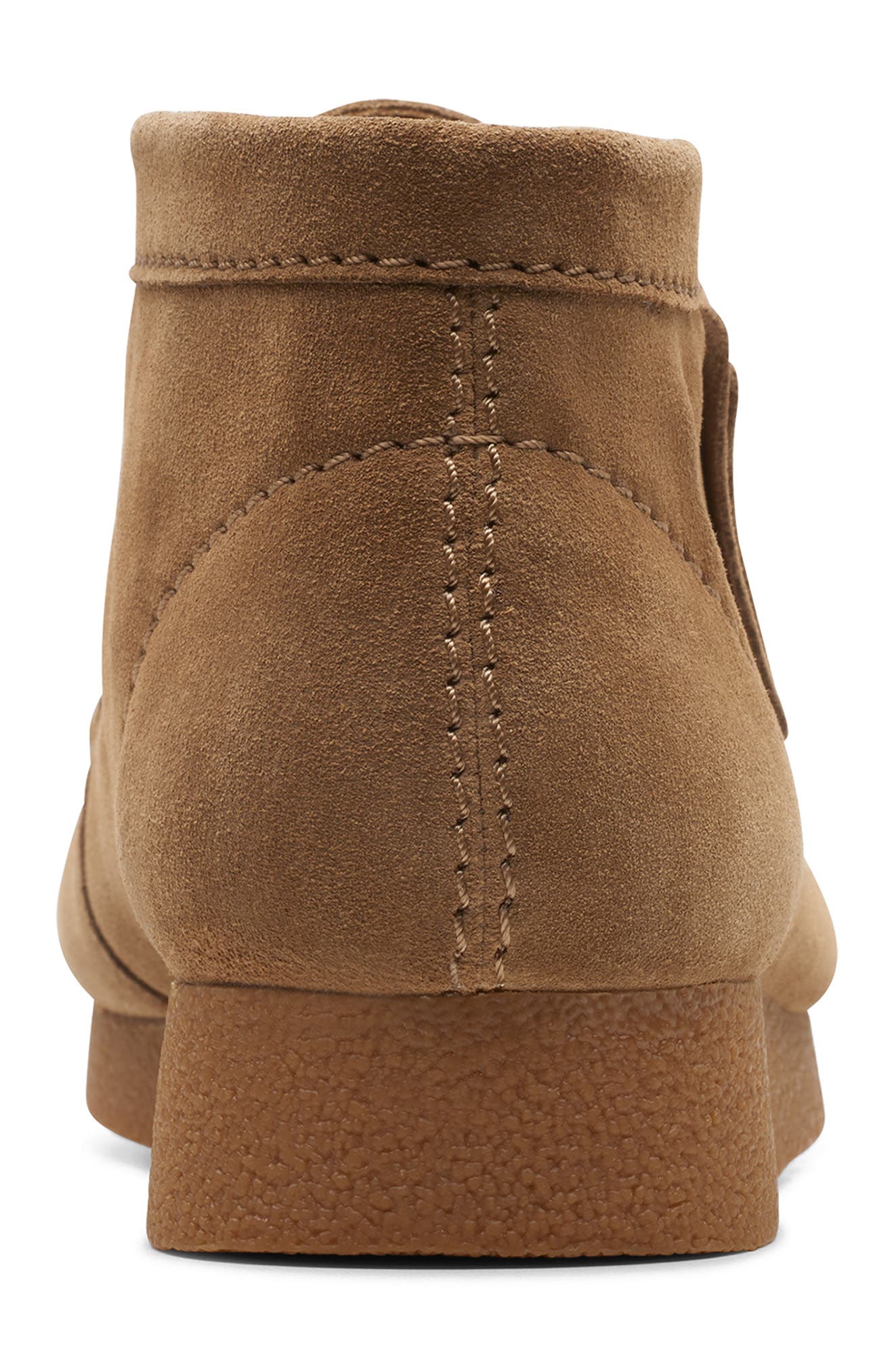 Clarks<sup>®</sup> Wallabee Suede Boot, Alternate, color, Dark Sand Suede