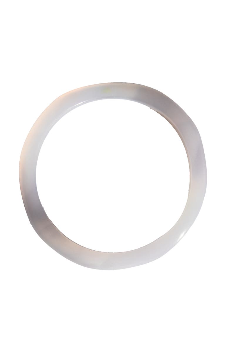 seree Wave Skinny Round Jade Stone Bangle, Alternate, color, 