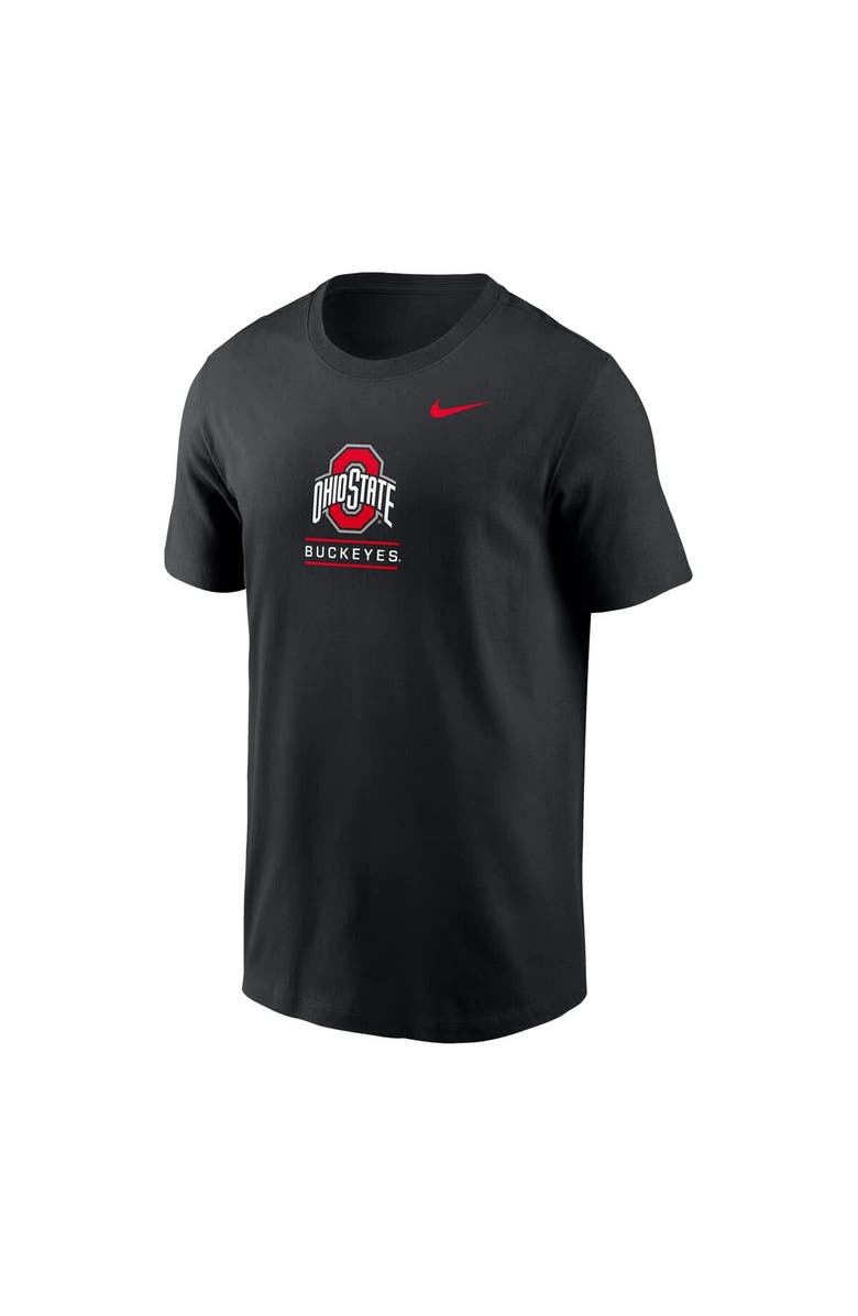 Nike Men's Nike Black Ohio State Buckeyes 2-Hit T-Shirt, Alternate, color, Black
