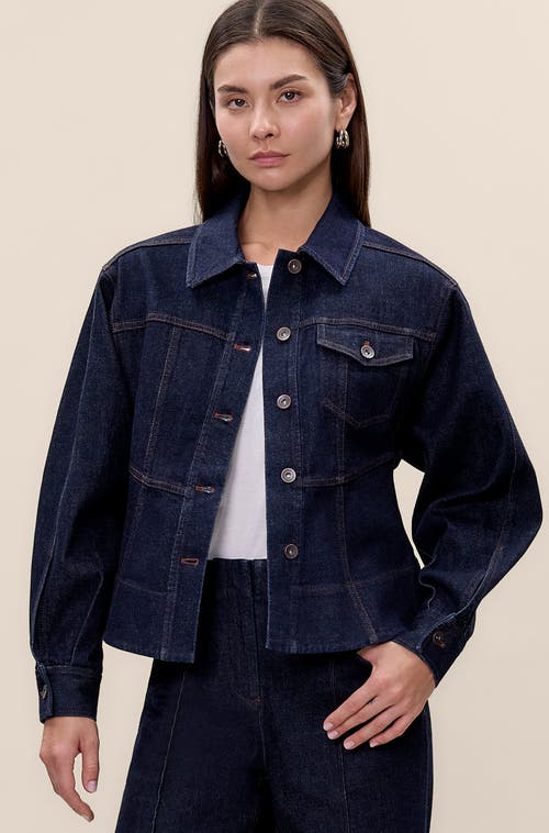 Rebecca Taylor Carmen Denim Jacket in Carmen Indigo at Nordstrom, Size Medium