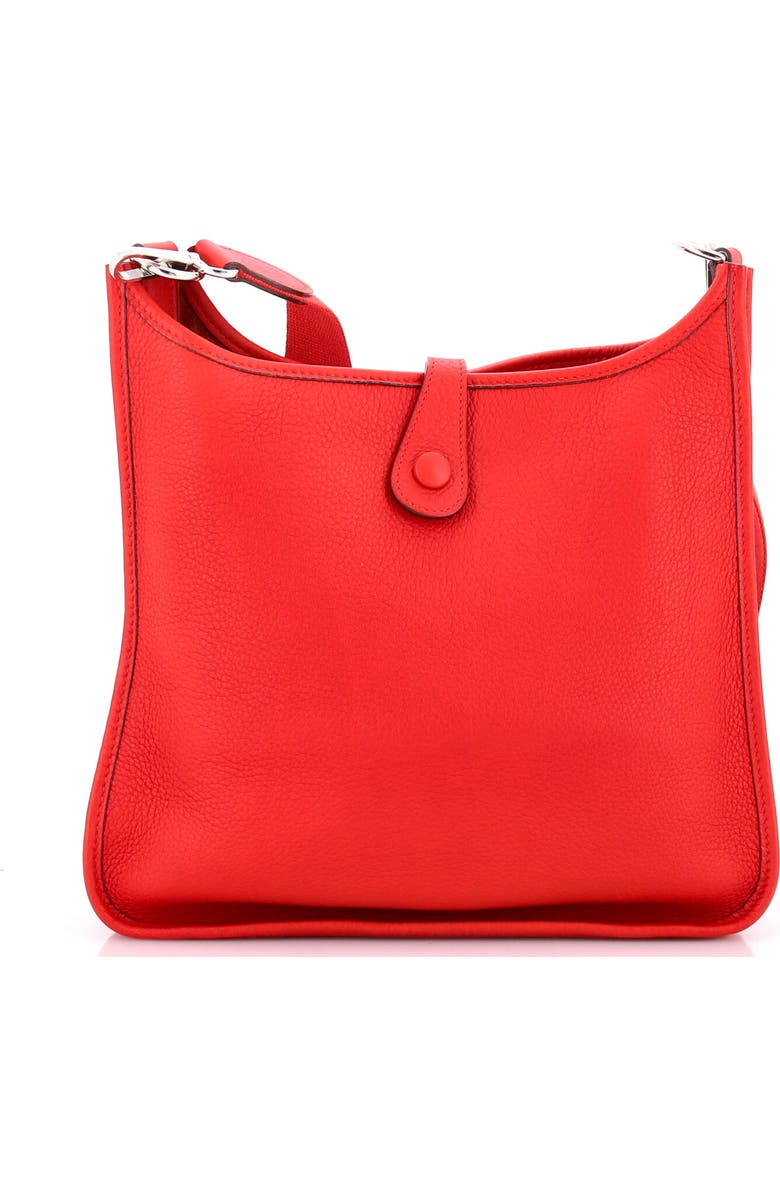 Pre-Owned Hermes Evelyne Bag Gen I Clemence PM, Alternate, color, Rouge Vif