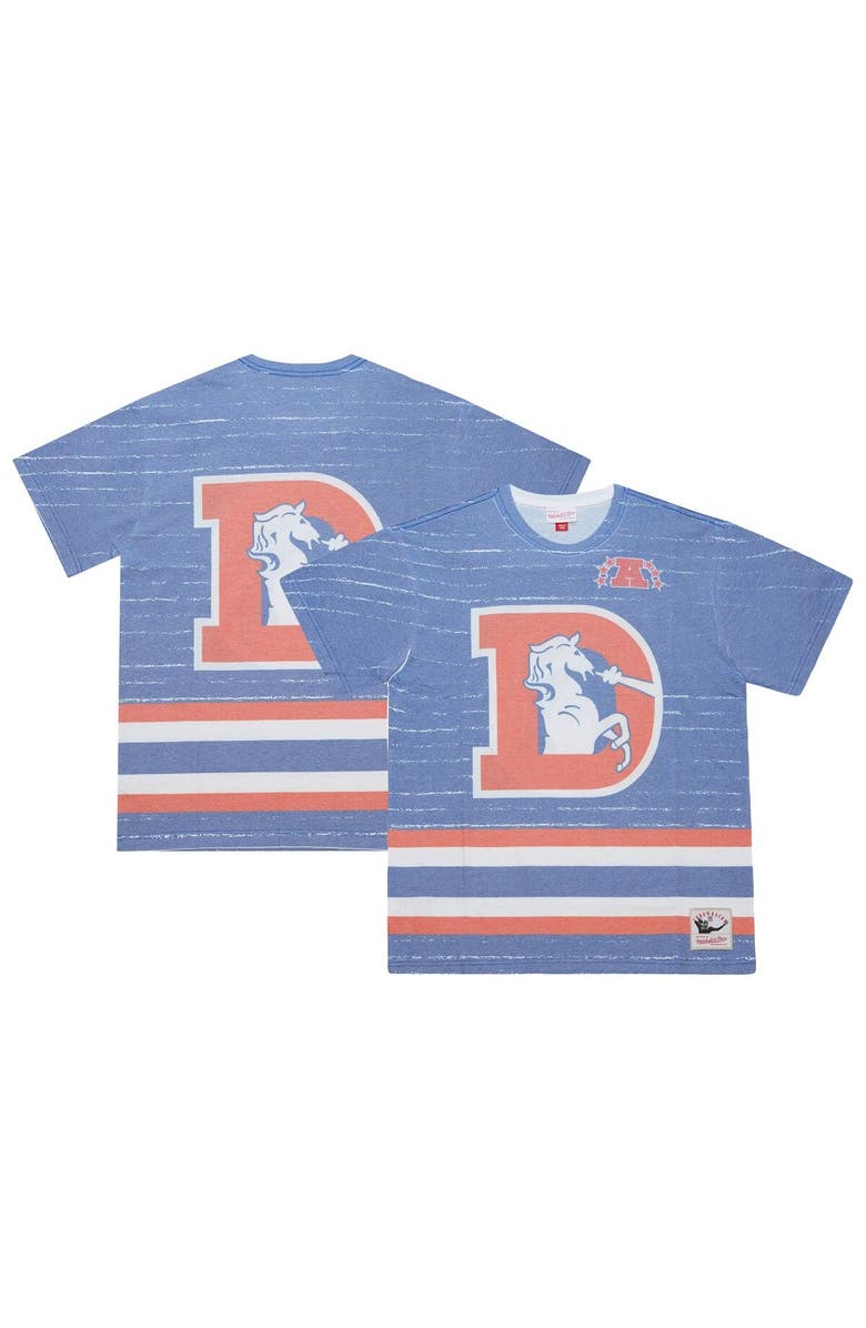 Mitchell & Ness Men's Mitchell & Ness Royal Denver Broncos Jumbotron 3.0 T-Shirt, Main, color, Royal