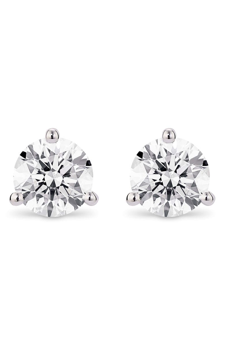 LIGHTBOX 2-Carat Lab Grown Diamond Solitaire Stud Earrings, Main, color,