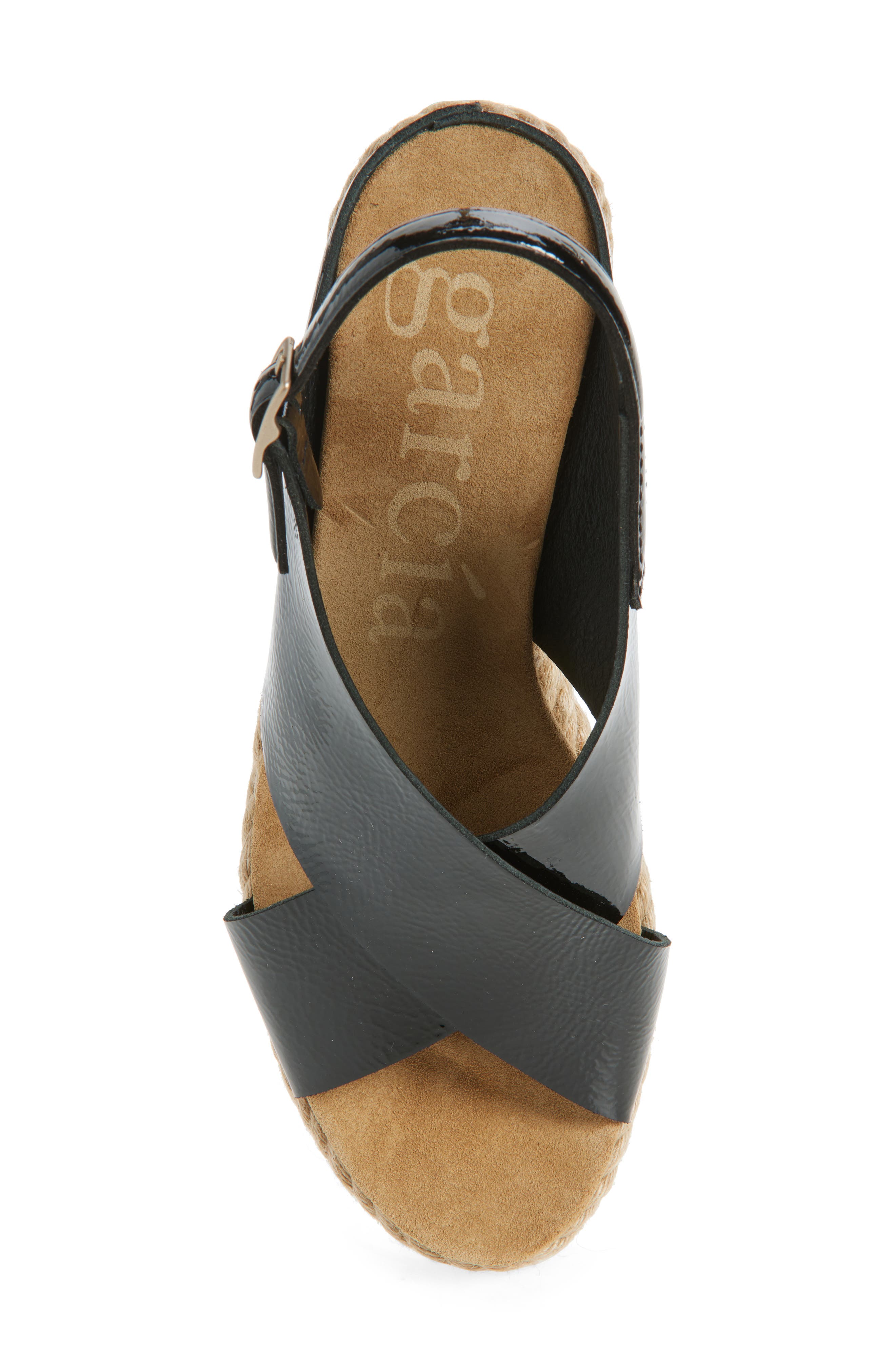 Pedro Garcia Avis Platform Wedge Sandal, Alternate, color, Black Castoro Naplack