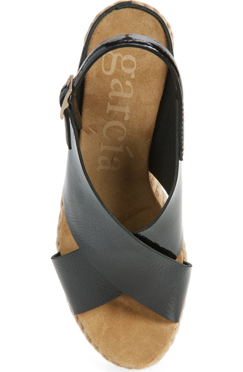 Pedro Garcia Avis Platform Wedge Sandal, Alternate, color, Black Castoro Naplack