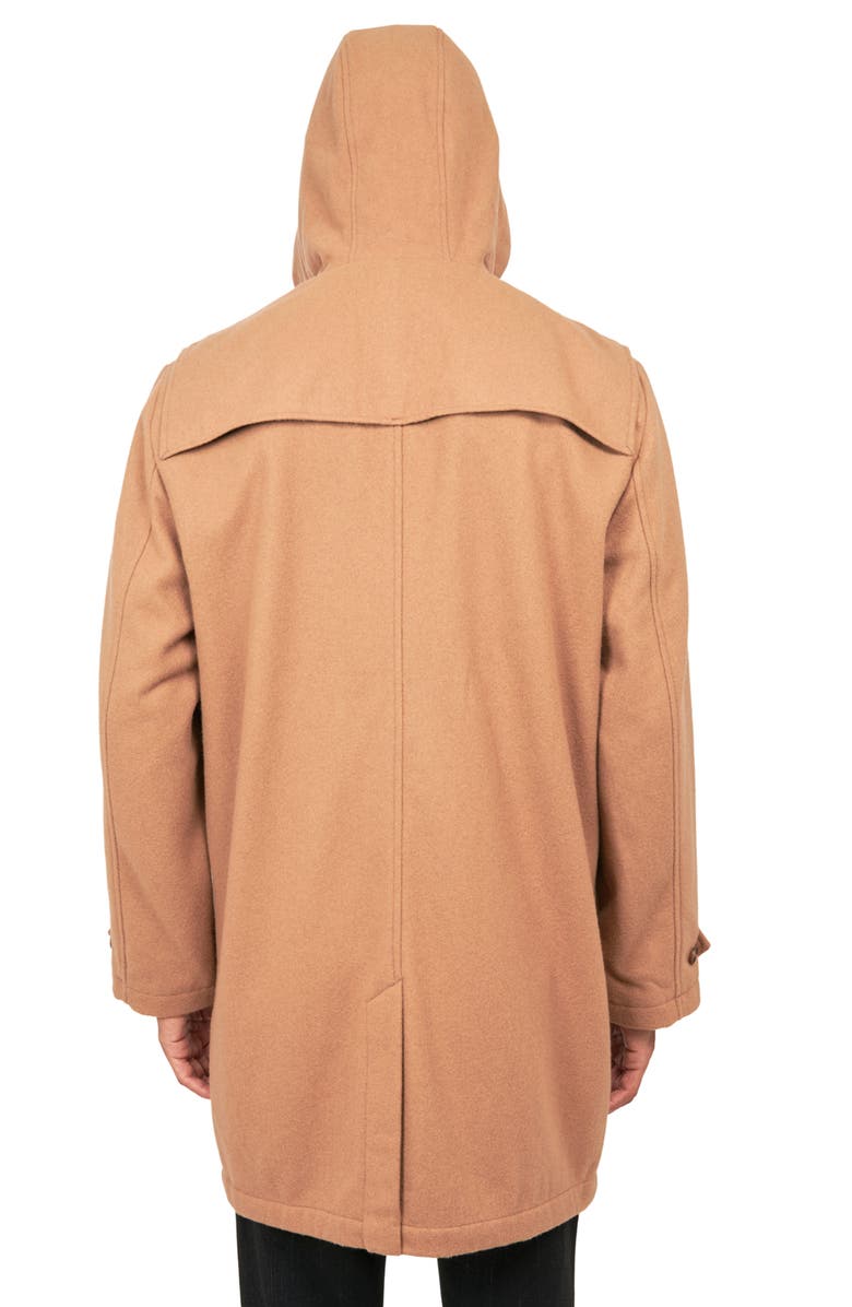 CONSTRUCT Solid Wool Toggle Coat, Alternate, color, Khaki