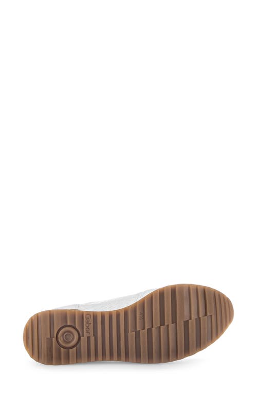 Gabor 66.528 Zip Sneaker In White