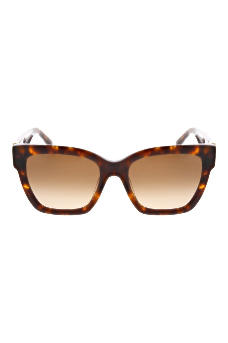 53mm Butterfly Sunglasses, Main, color, HAVANA DEMI