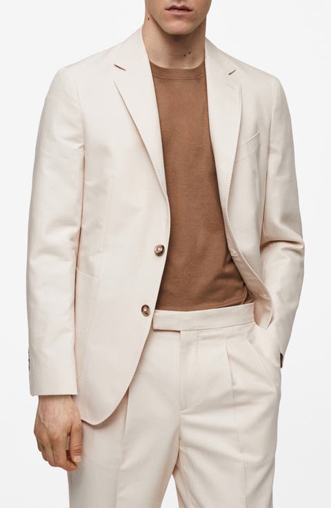 Slim Fit Cotton Blazer