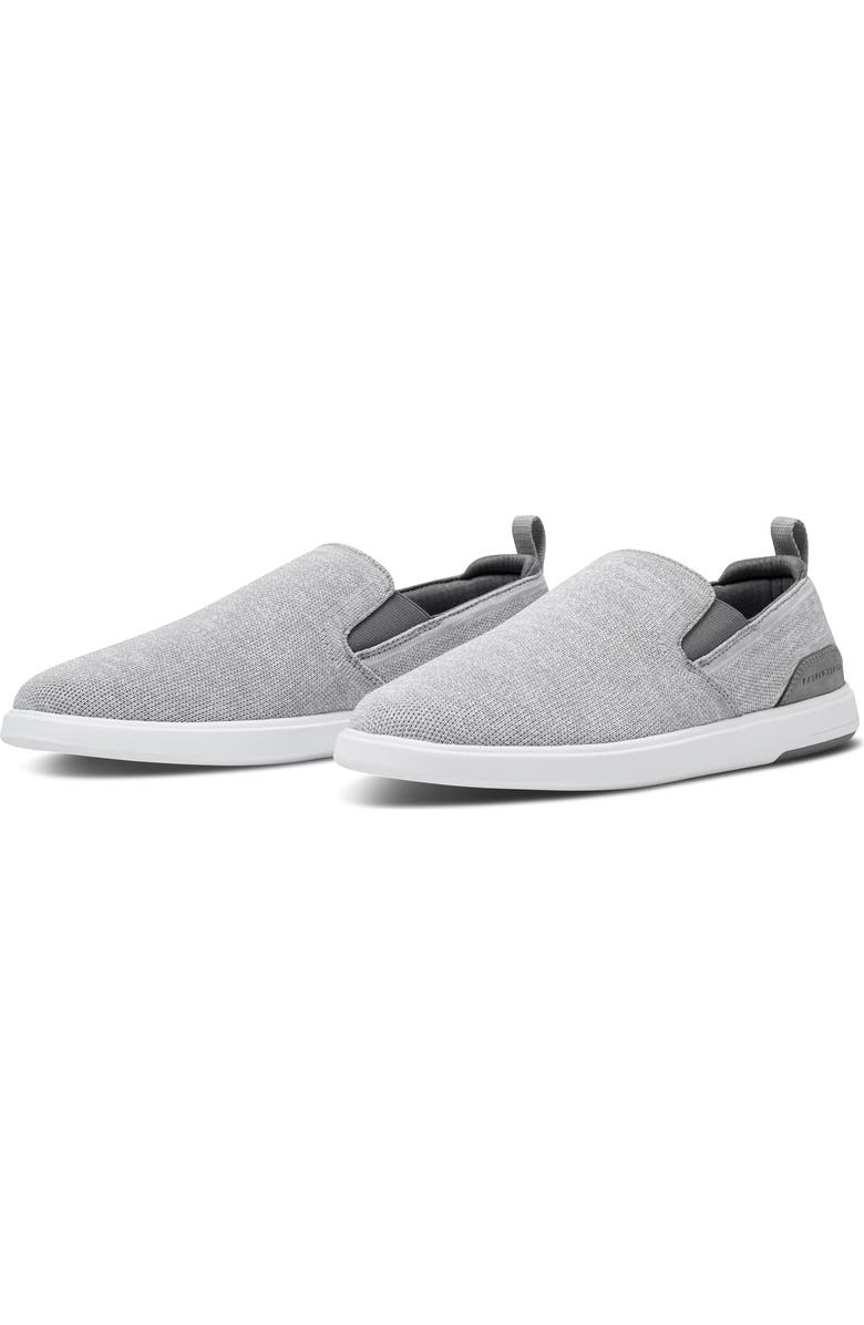 TravisMathew The Modern Knit Slip-On Sneaker, Main, color, Heather Sleet