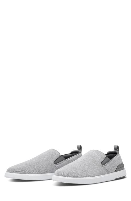 Travismathew The Modern Knit Slip-on Sneaker In Heather Sleet