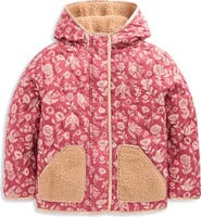 Mini Boden Kids' Quilted Borg Padded Jacket