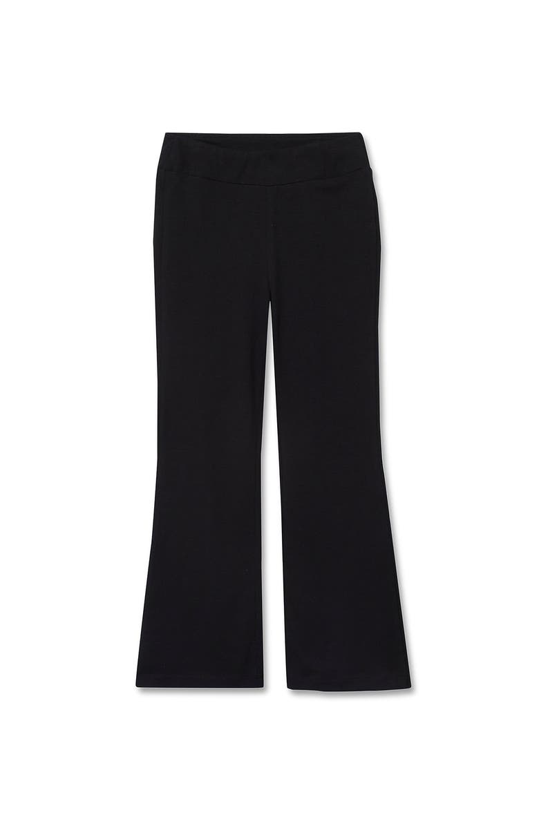 Lands' End Girls Tough Cotton Flare Leggings, Main, color, 