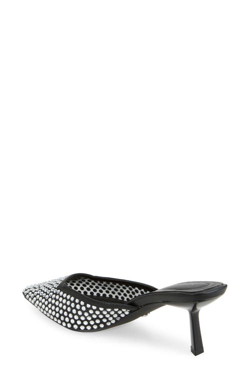 Azalea Wang Reanna Pointed Toe Mule In Silver