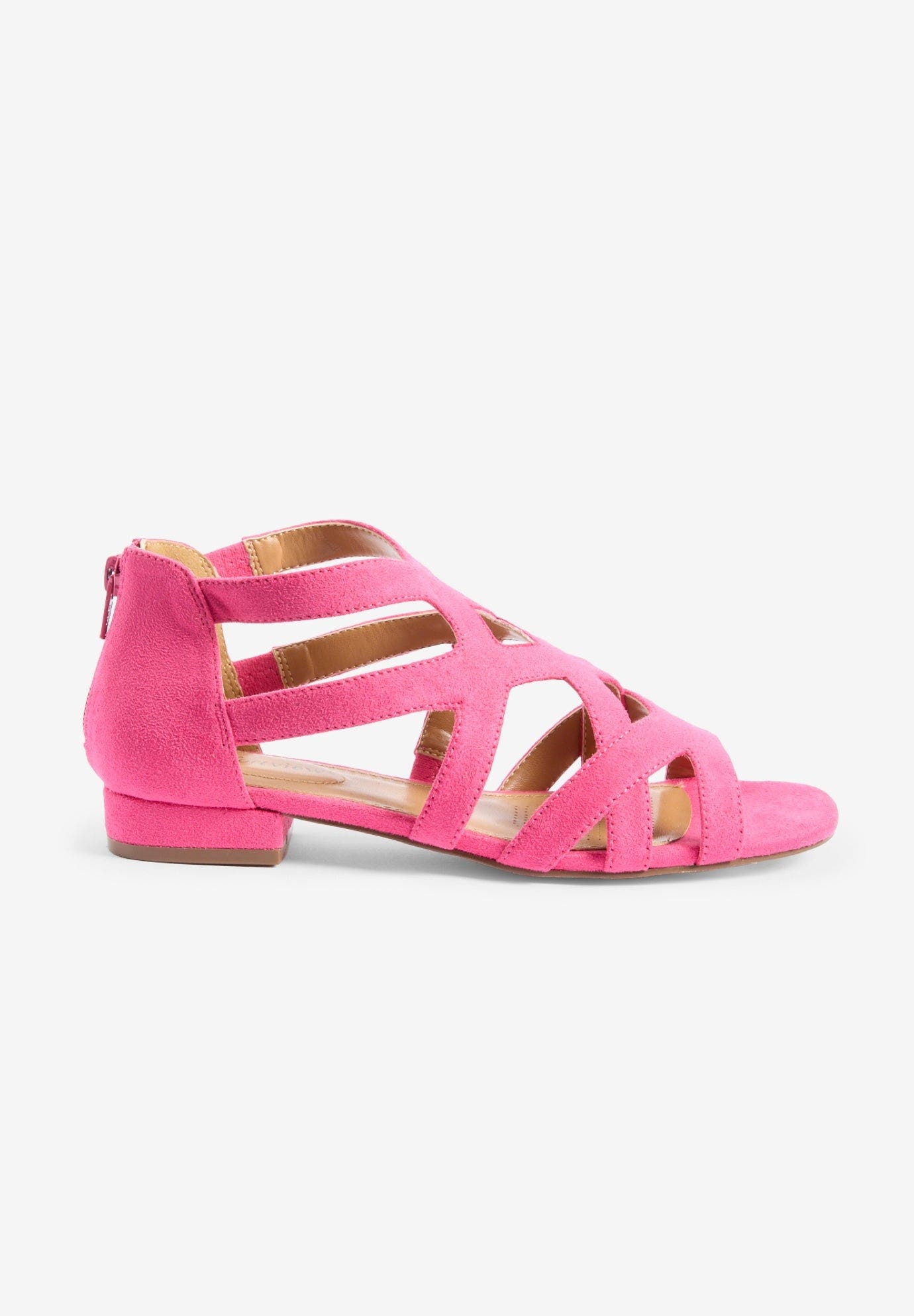 The Lana Sandal, Alternate, color, VIVID PINK