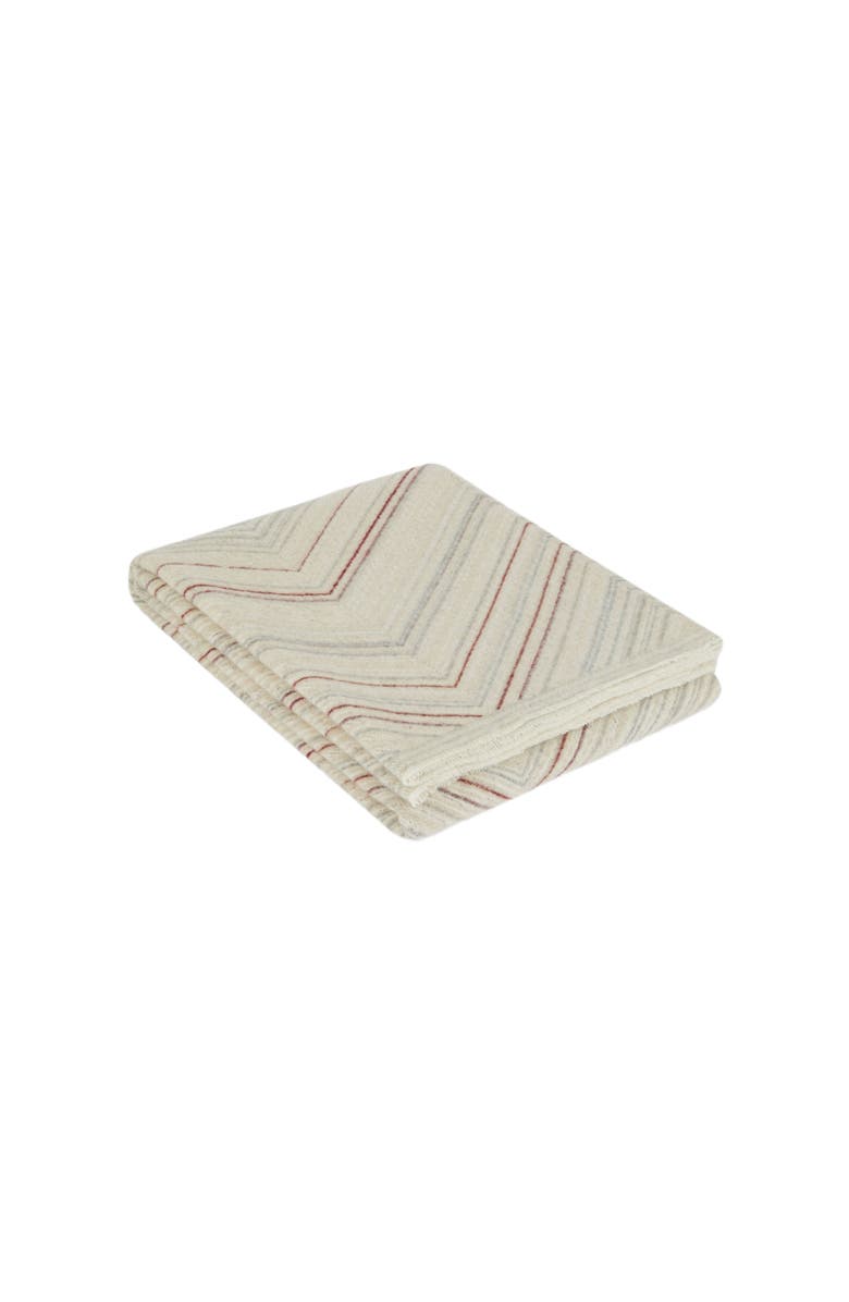 Missoni Home Catullo 130x190 Cm Wool And Cashmere Blanket, Main, color, White