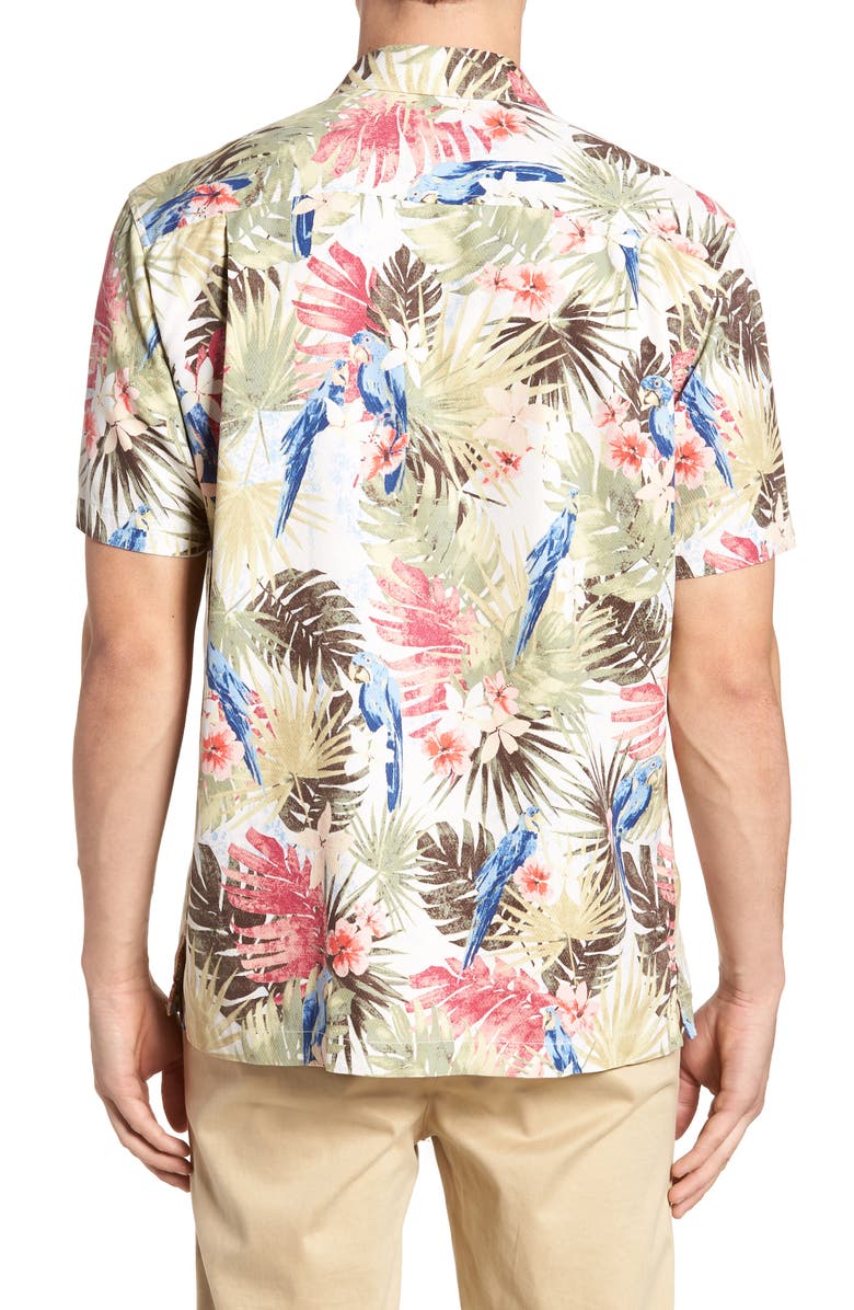 Tommy Bahama Marino Paradise Silk Camp Shirt, Alternate, color, 