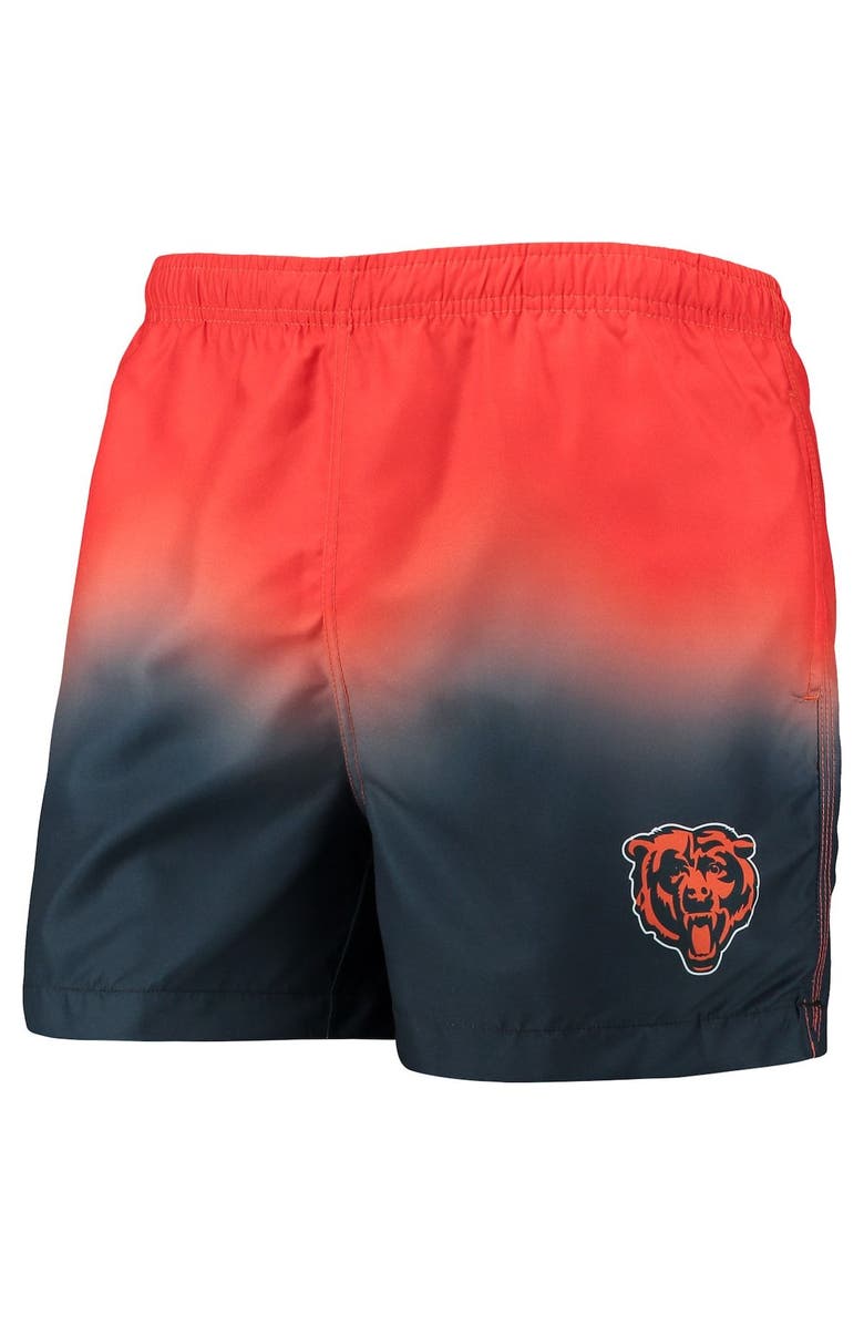 FOCO Men's FOCO Orange/Navy Chicago Bears Dip-Dye Swim Shorts, Alternate, color, Orange
