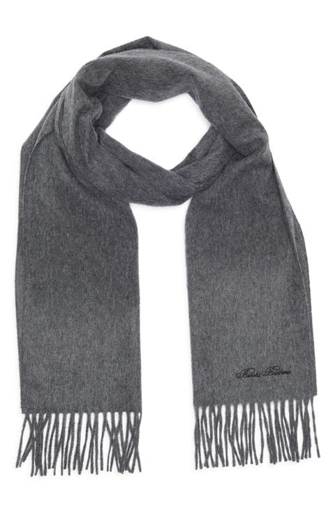 Wool & Cashmere Fringed Scarf