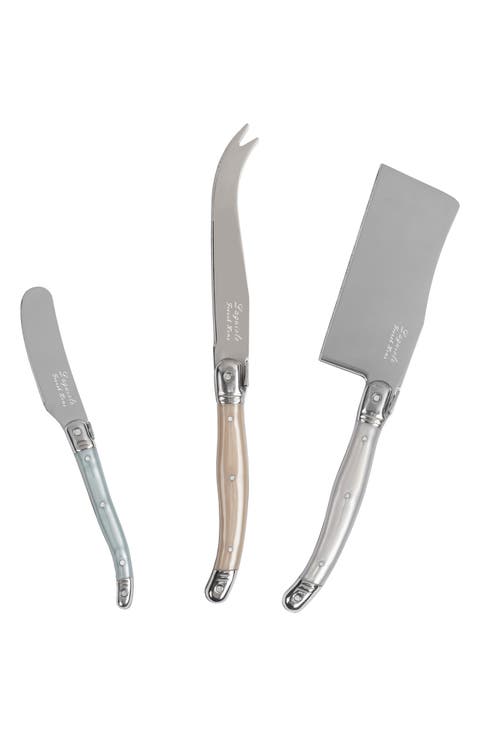 Set of 3 Assorted Laguiole Cheese Knives
