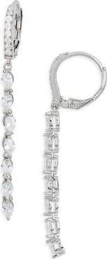 NORDSTROM RACK Cubic Zirconia Linear Drop Earrings