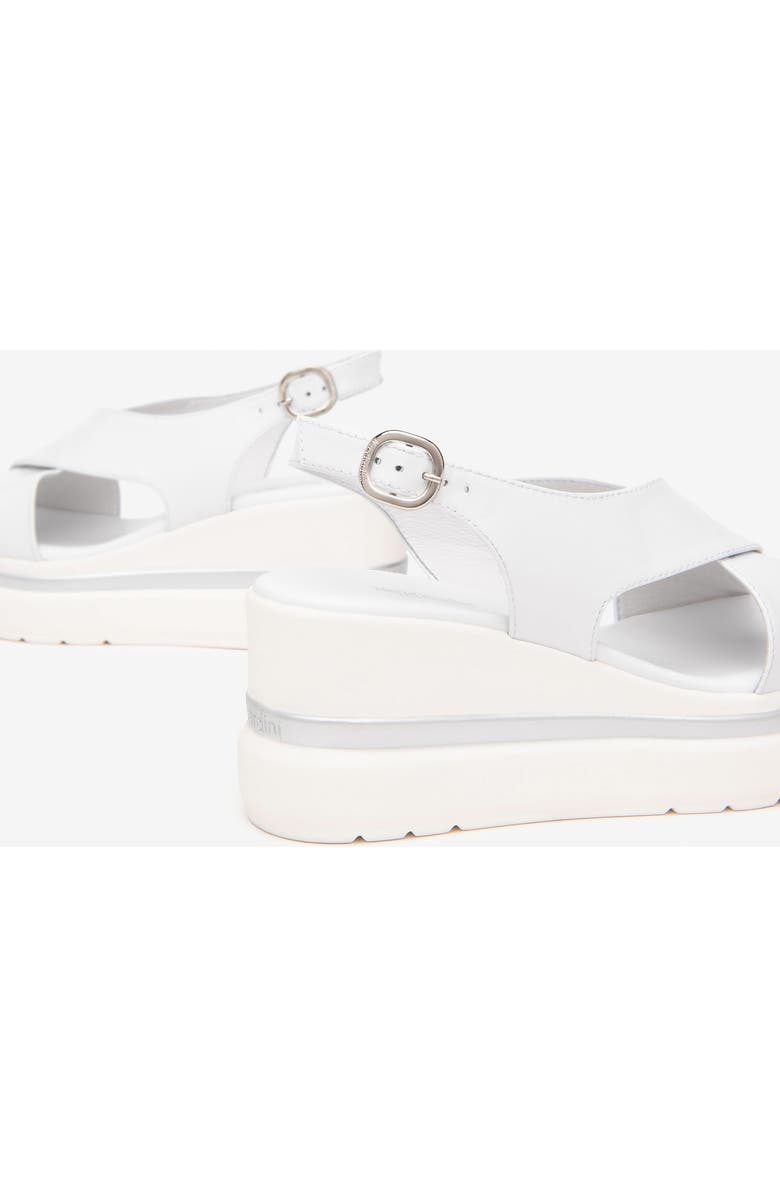NeroGiardini Slingback Platform Sandal, Alternate, color, White