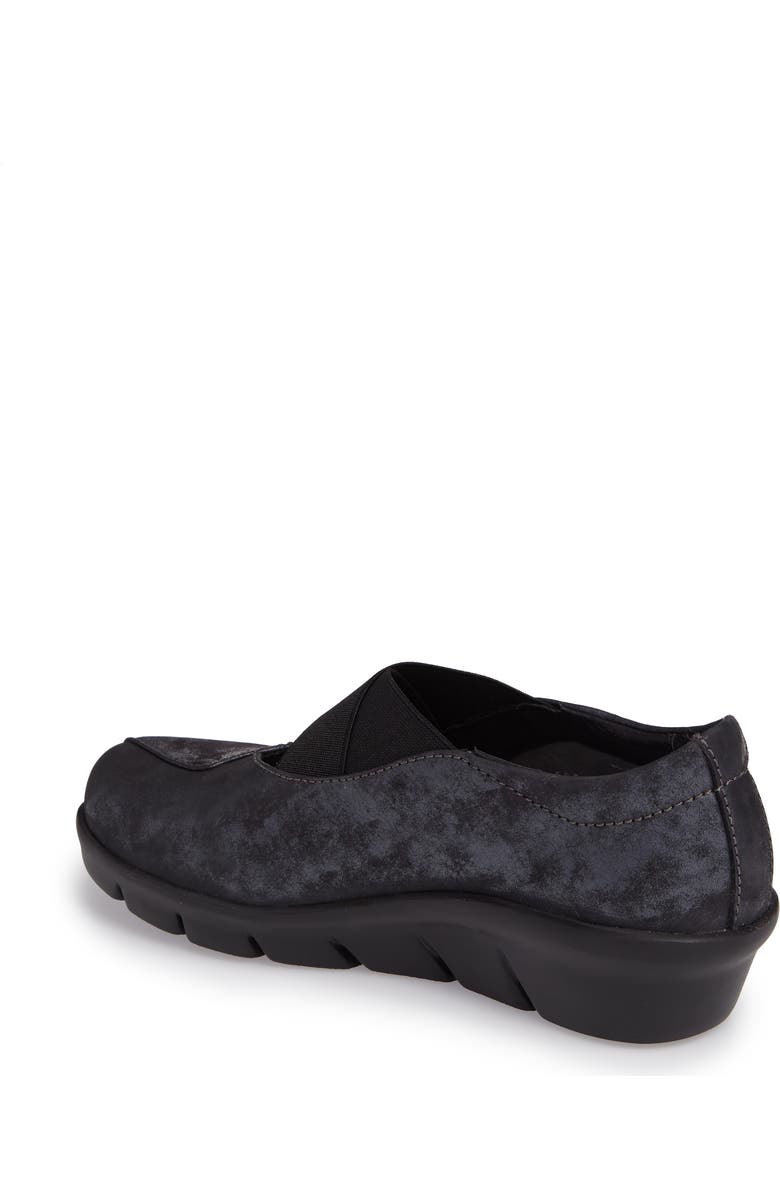 Wolky Cursa Slip-On Sneaker, Alternate, color, Black Leather