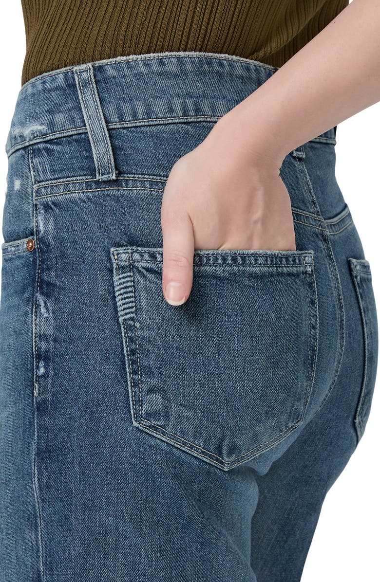 PAIGE Sasha Cuffed High Waist Ankle Wide Leg Jeans, Alternate, color,