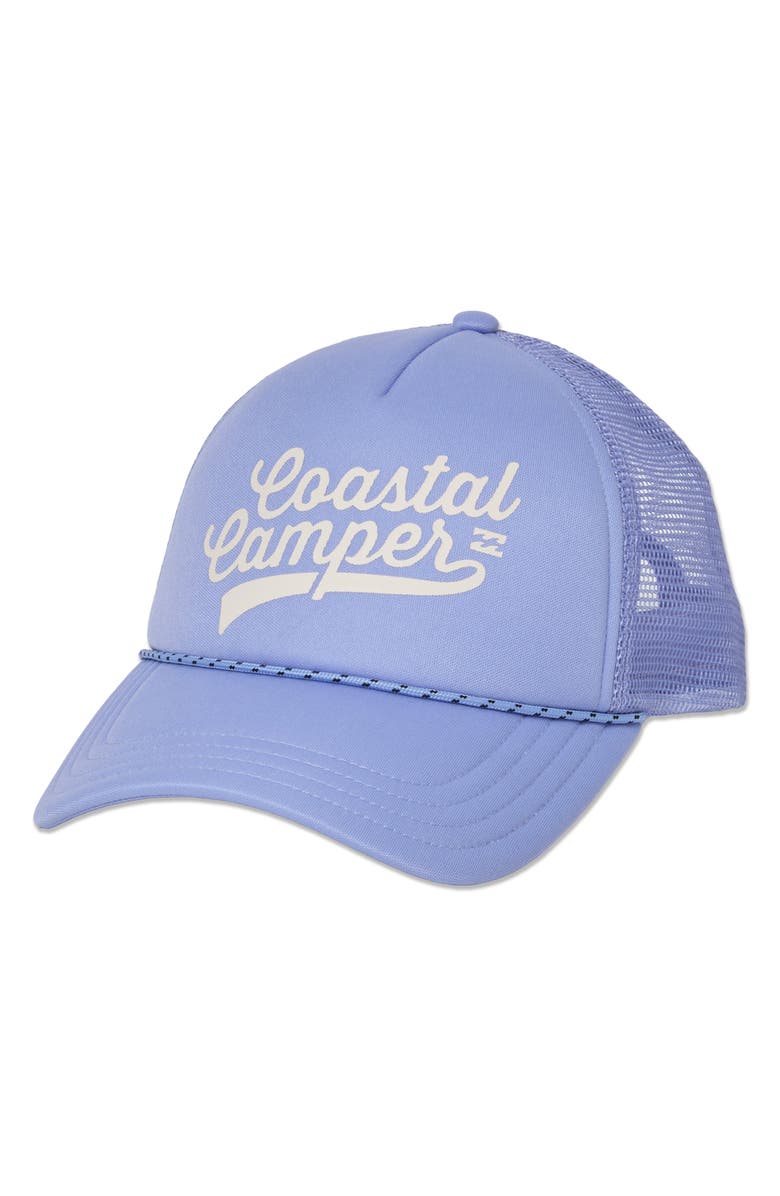 Billabong Coastal Campers Trucker Hat, Main, color, French Blue