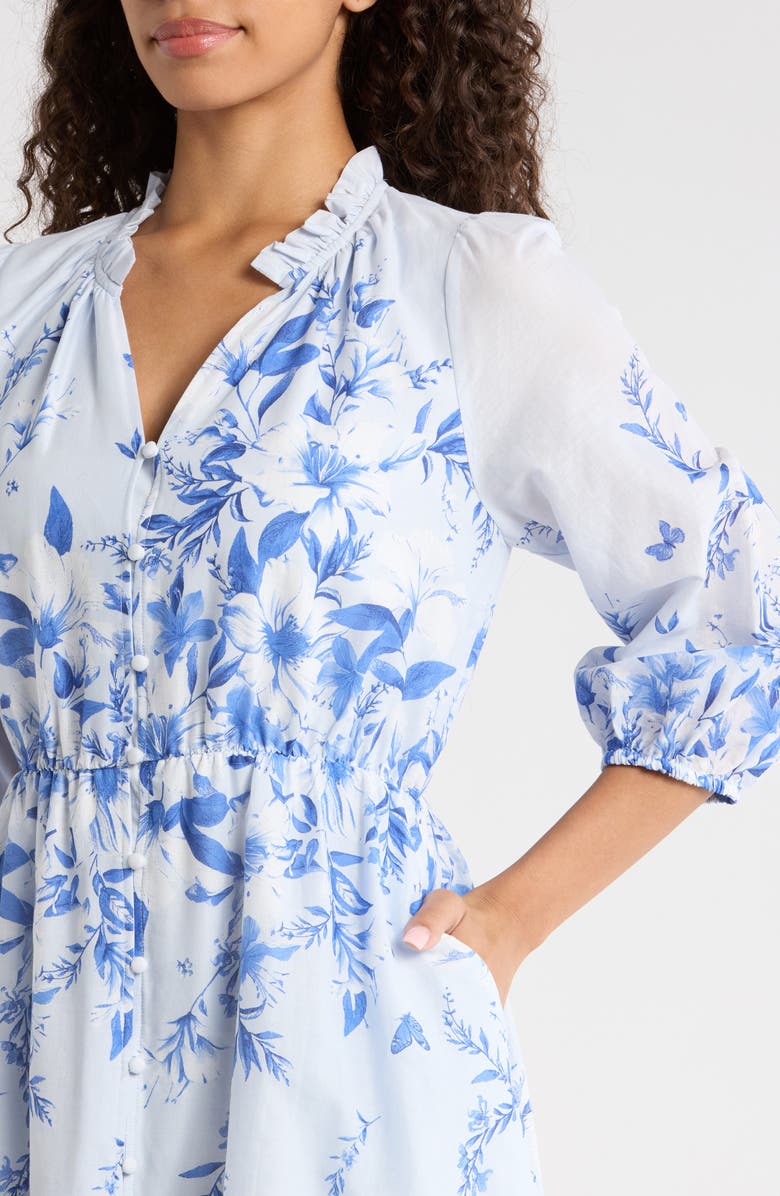 SUGARLIPS Fernie Field Sarie Cotton Minidress, Alternate, color, Light Blue