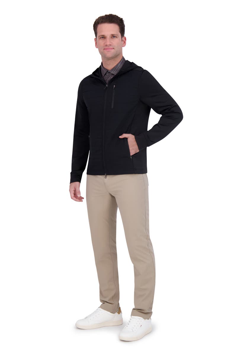 Ben Sherman Mixed Media Hooded Golf Jacket, Alternate, color,