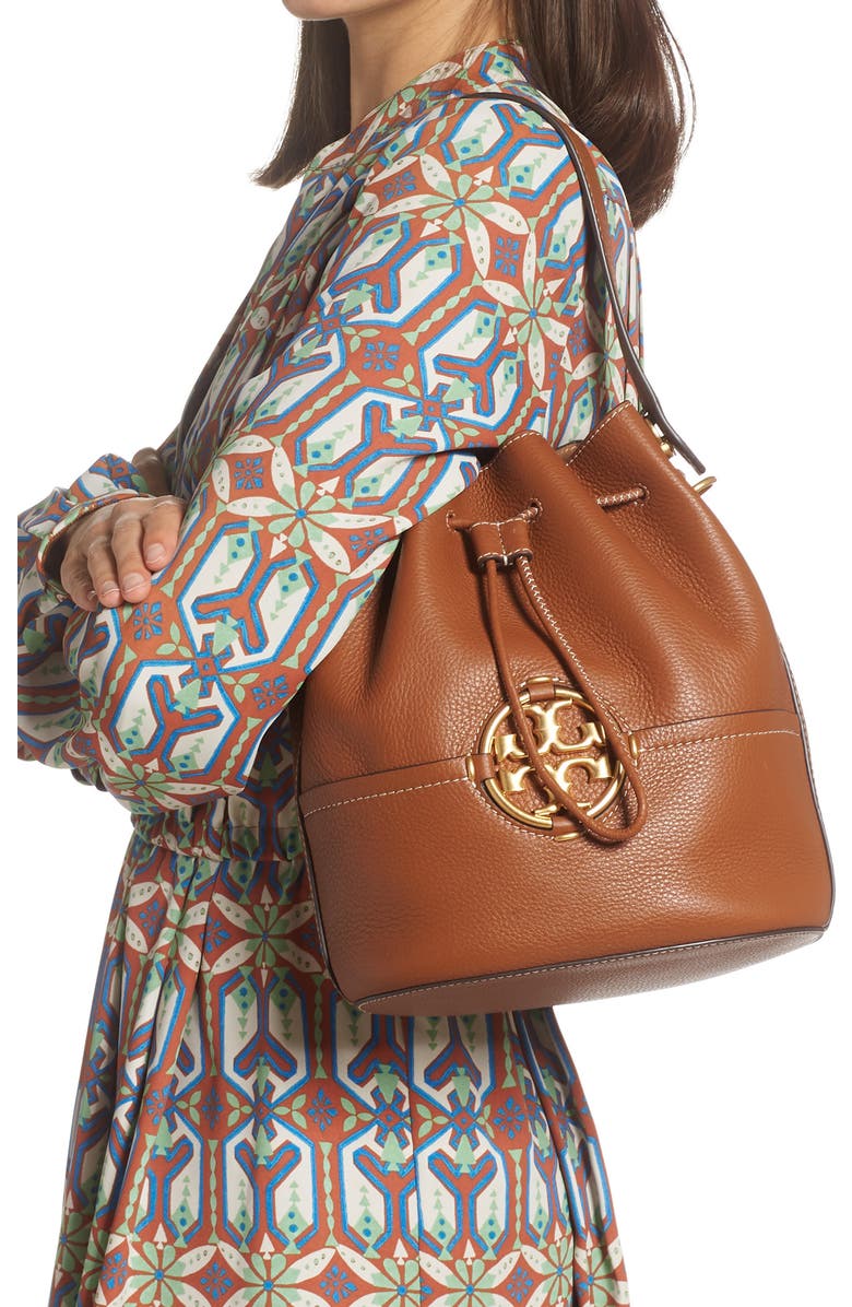 Tory Burch Miller Leather Bucket Bag, Alternate, color,