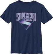 Supergirl Boy's Supergirl Girl of Steel Logo Graphic T-Shirt