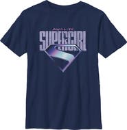 Supergirl Boy's Supergirl Girl of Steel Logo Graphic T-Shirt